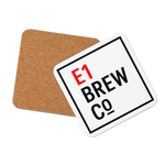 E1 Brew Co Cork-back coaster