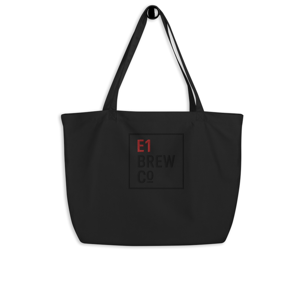 
            
                Load image into Gallery viewer, E1 Brew Co Large organic tote bag
            
        